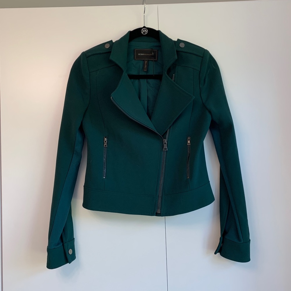Bcbg Double Breasted Cropped Jacket - image 1